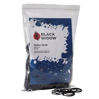 Black widow Black Widow Rubber Bands - Black 2.8cm