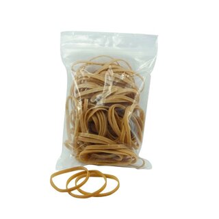 RUBBER BANDS BROWN Verpakking van 100
