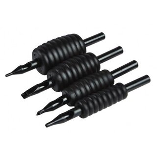 DIAMOND/ROUND Disposable Grip 19 MM Zwart Clear Tip