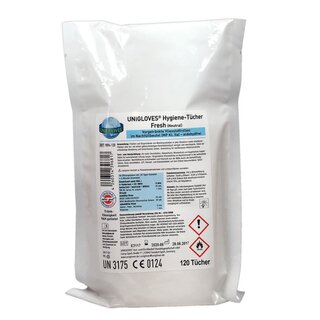 Unigloves Hygienic Tissue refill  pack 120pcs