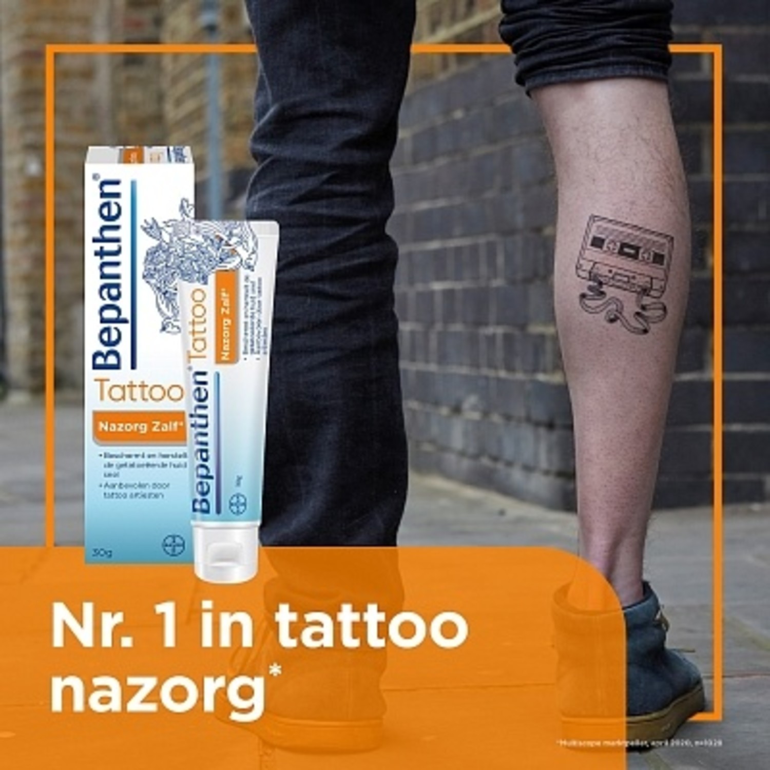Bepanthen Tattoo Nazorg Zalf 30 gram tube - TATTOO-GROOTHANDEL