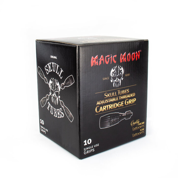 Skull Tubes Adjustable Threaded Cartridge Grip 30mm-10ea