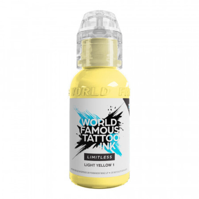 World Famous Limitless World Famous Limitless - Light Yellow #1 Tattoo Ink - 30 ml / 1 oz