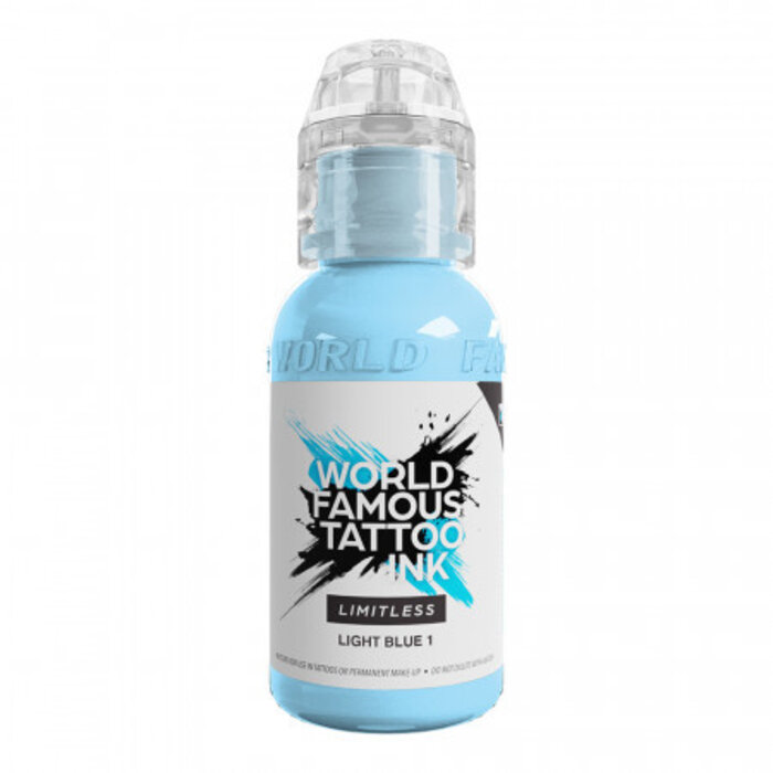 World Famous Limitless World Famous Limitless - Light Blue #1 (Sinatra) Tattoo Ink - 30 ml / 1 oz