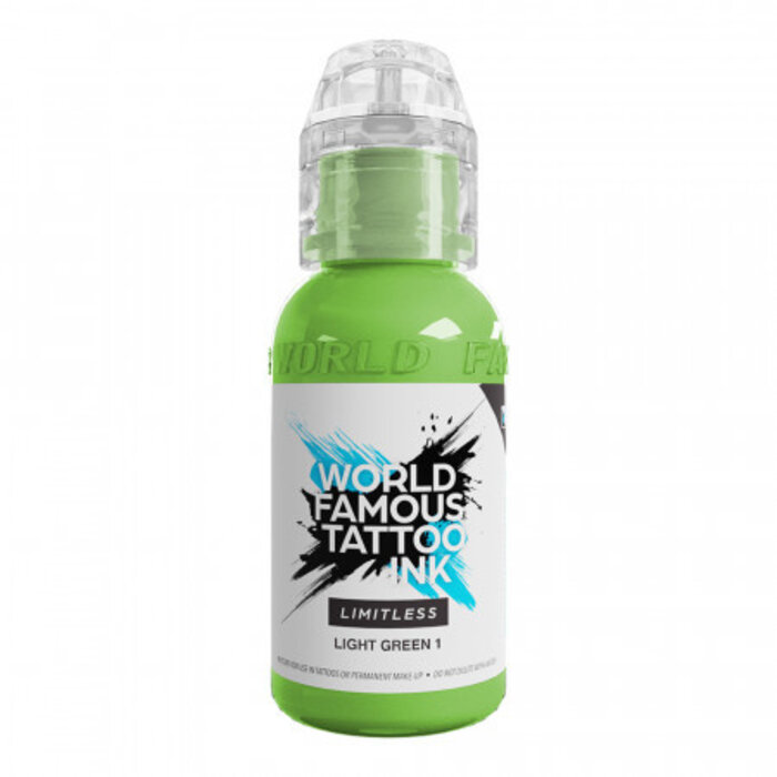 World Famous Limitless World Famous Limitless - Light Green #1 Tattoo Ink - 30 ml / 1 oz