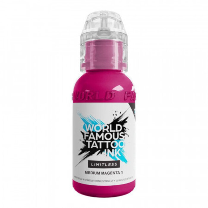 World Famous Limitless World Famous Limitless - Medium Magenta #1 Tattoo Ink - 30 ml / 1 oz