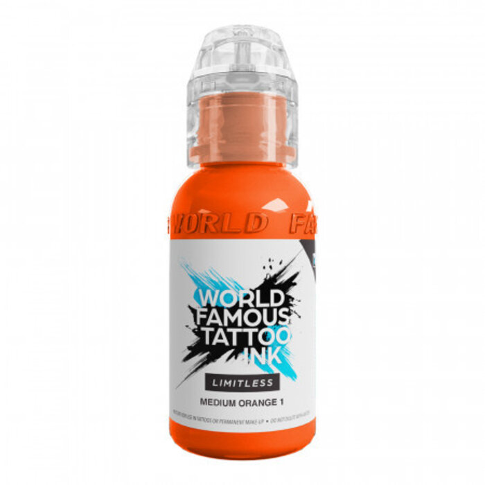 World Famous Limitless World Famous Limitless - Medium Orange #1 Tattoo Ink - 30 ml / 1 oz