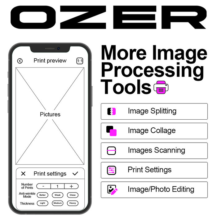 Ozer OZER Wireless Quick Stencil Printer