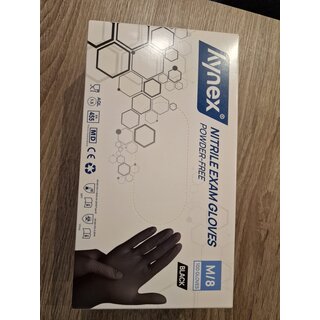 Intco Nitril Lynex - Nitril Handschoenen - Zwart  -