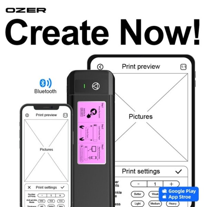 OZER Wireless Quick Stencil Printer