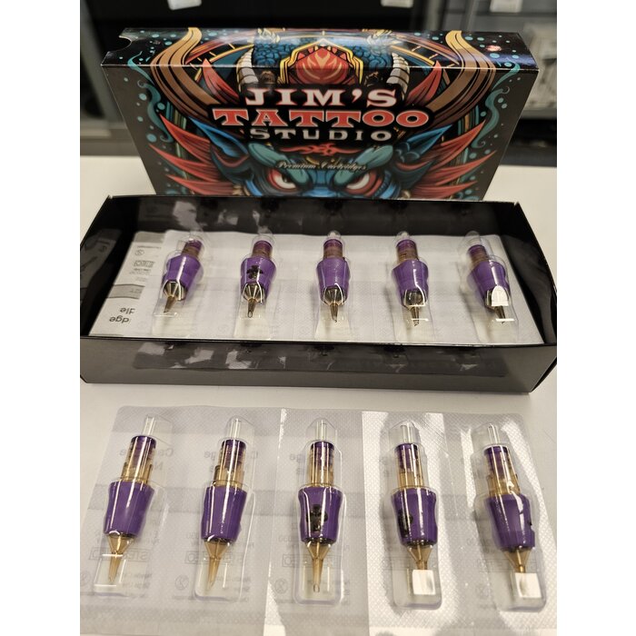 Jim's Tattoo Studio Soft Edge Magnums Jim's Premium Cartridges - Doos Van 20 -
