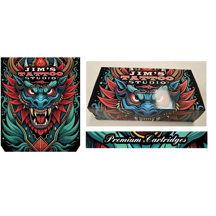 Jim's Tattoo Studio Magnum - Doos Van 20-Jim's Premium Cartridges