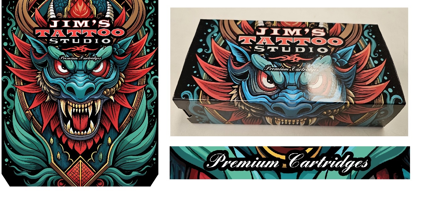 Jim's Tattoo Studio Magnum - Doos Van 20-Jim's Premium Cartridges