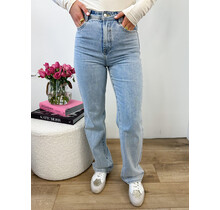 Extra long wide leg Jeans D 1783 Blauw