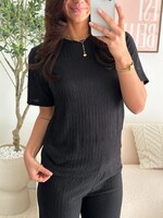 Dames 2 delig set LM12102 zwart