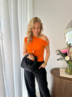 Dames top Alexis oranje