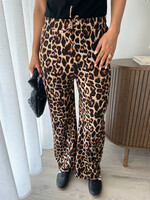Dames comfy broek HL-1439 leopard / bruin