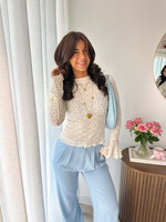 Dames top 61826 wit