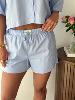 Dames short 81301 lichtblauw