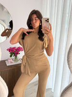 Dames 2 delig set JS1171 taupe