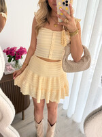 Dames top 61876 yellow