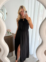 Dames jurk JS1185 zwart (pre order 27-6)