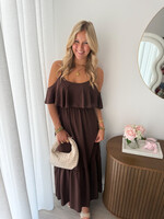Dames jurk Bella bruin