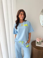 Dames 2 delig set Soho JS1183 blauw (petite)