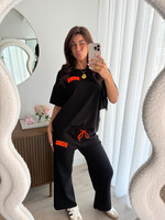 Dames 2 delig set Soho JS1183 zwart (petite)