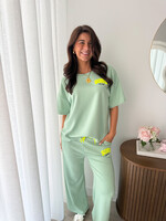 Dames 2 delig set Soho JS1183 groen (petite)