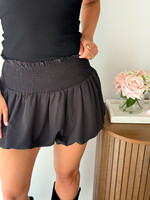 Dames skort P-23133 noir