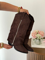 Dames cowboy laarzen CLS-399 brown