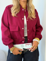 Bomber jas Jacky Burgundy