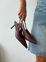 Chloé Heels 5266 Burgundy