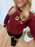 Trui Dominique 8881 Burgundy