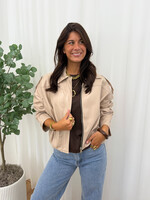 Leatherlook jasje Bo JS2101 Beige