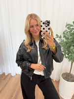 Leatherlook jasje Bo JS2101 Zwart