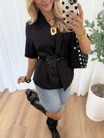 Korte mouwen blazer Nova L1913 Noir