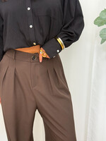 Pantalon Noa P24737-1 Maron Fonce  (17/10 PRE ORDER)