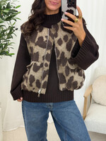 Gilet Leopard 3875 Choco