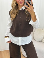 Gilet Belle 2298 Bruin
