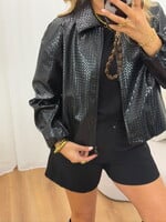 Leatherlook jasje Do DR-8380 Zwart