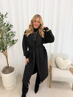 Manteljas Masha Zwart (pre order 2 werkdagen )