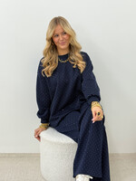 Tweedelig set strass JS2111 Navy