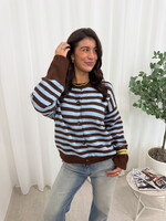 Trui Nikki 7016 Coffee blue