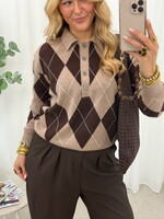 Trui Macey JP8262 Taupe