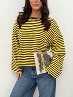 Longsleeve Gina JS2119 geel/choco