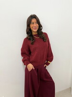 Trui Mirthe JS2120 Burgundy