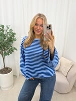 Longsleeve Gina JS2119 blauw/lichtblauw