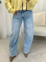 Barrel Jeans W3717-1 Blauw